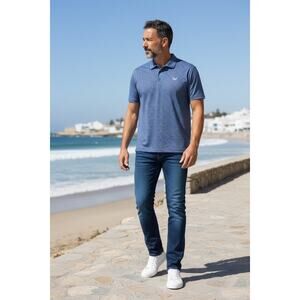 Adidas Polo Shirt 2XL Big Tall Golf Core Athleisure Preppy Performance Fit